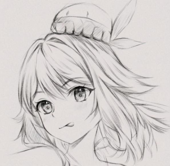 零基礎怎么學素描，動漫美女素描入門教程